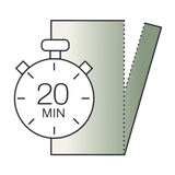 Save up to 20 minutes of installation time per rug.